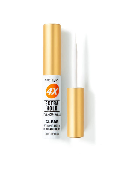 Absolute New York Poppy & Ivy Extra Hold Eyelash Adhesive with Brush Clear
