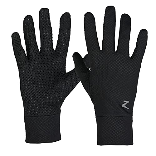 HORZE Coolmax® Riding Gloves - Black - 9