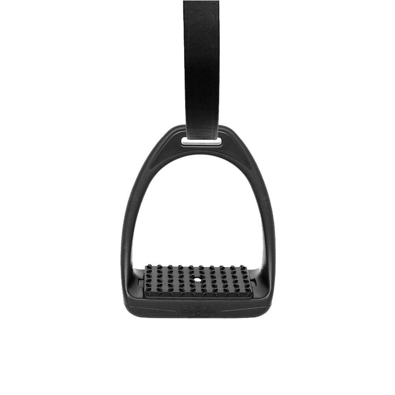 HORZE Compositi Reflex Stirrups - Black - 4.75 in