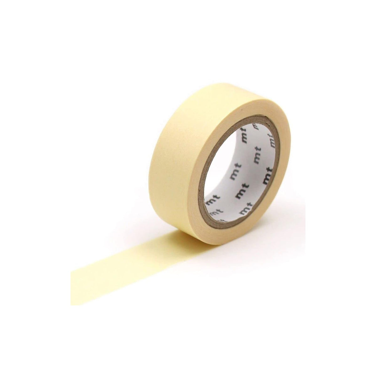 MT Masking Tape Adhesive Tapes, 15mm x 7m, Yellow