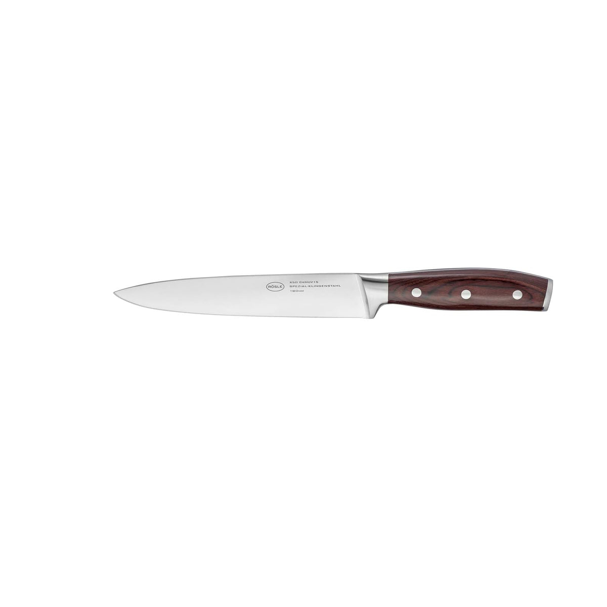 Rösle Kitchen Knife, 7", Brown