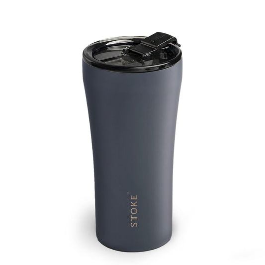 Sttoke Leakproof Ceramic Reusable Coffee Cup 16 Oz - Slated Grey