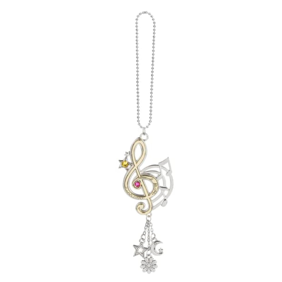 Ganz Charm, 2" W. x 2" H., Silver and Gold