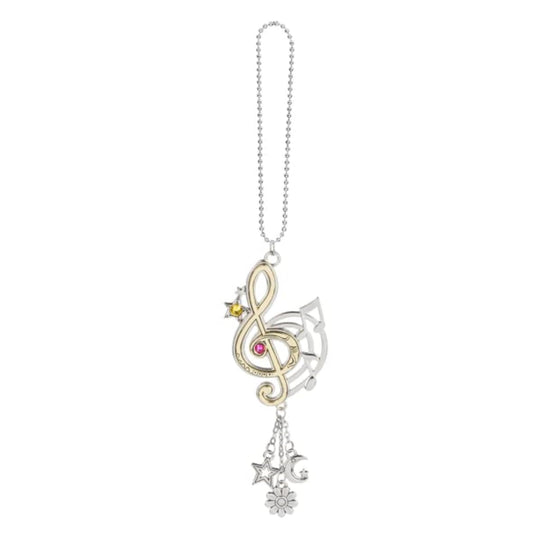 Ganz Charm, 2" W. x 2" H., Silver and Gold