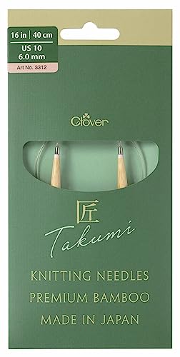 Takumi Pro Circular Knitting Needles 16"-US 10/6.0 mm
