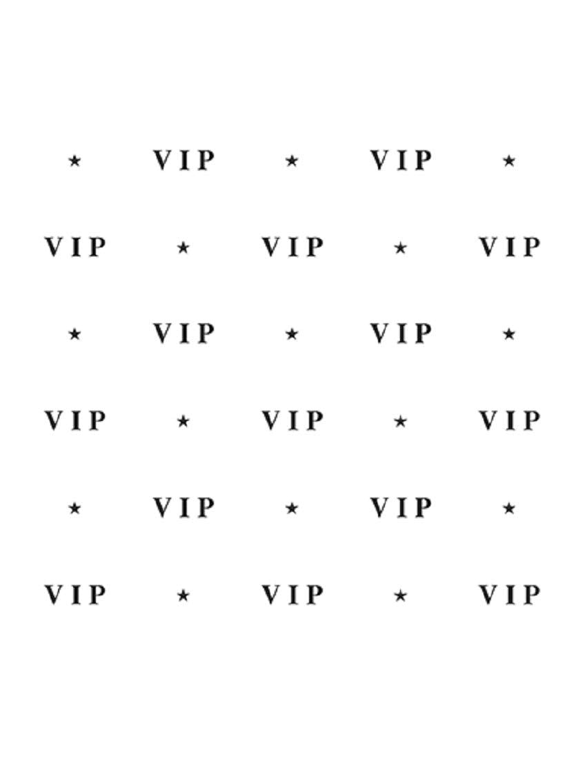 Beistle VIP Backdrop Party Accessory (1 count) (1/Pkg)