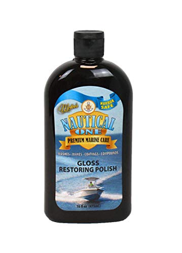McKee's 37 Nautical One Gloss Restoring Polish | Fine Cut Gel Coat Polish for Marine Gel Coat