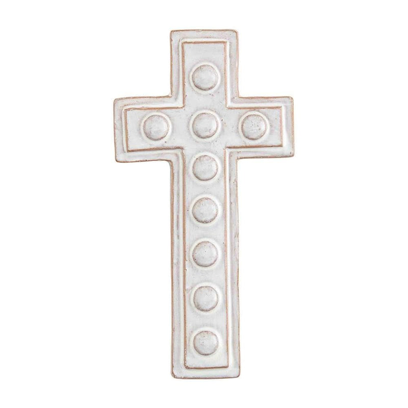 Mud Pie Stoneware Cross, 7&quot; x 3 1/2&quot;, Medium