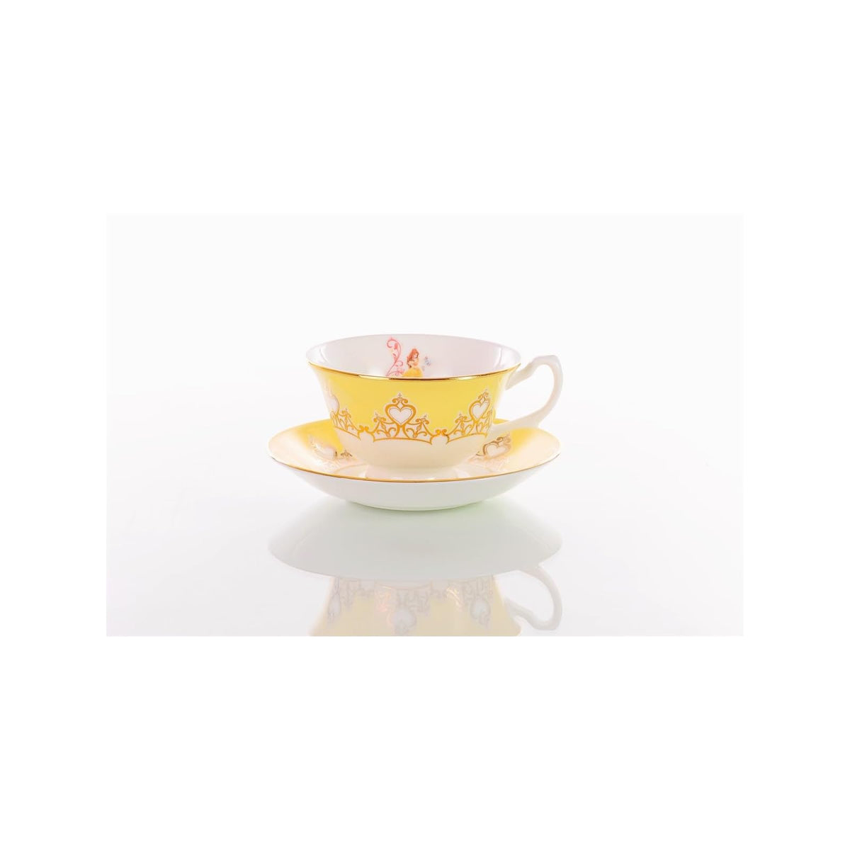 English Ladies Disney Princess Drinking Cup, 8 Ounces, Gold