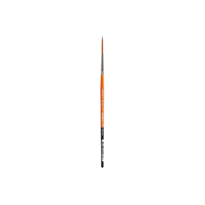 KINGART Paint Brush, 4 (Single), Black,orange