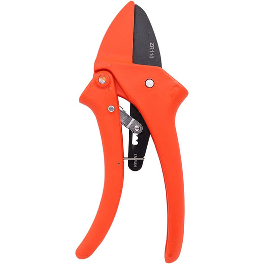 Zenport ZR110 Fiberglass Ratchet Pruner, 8.5-Inch , Orange