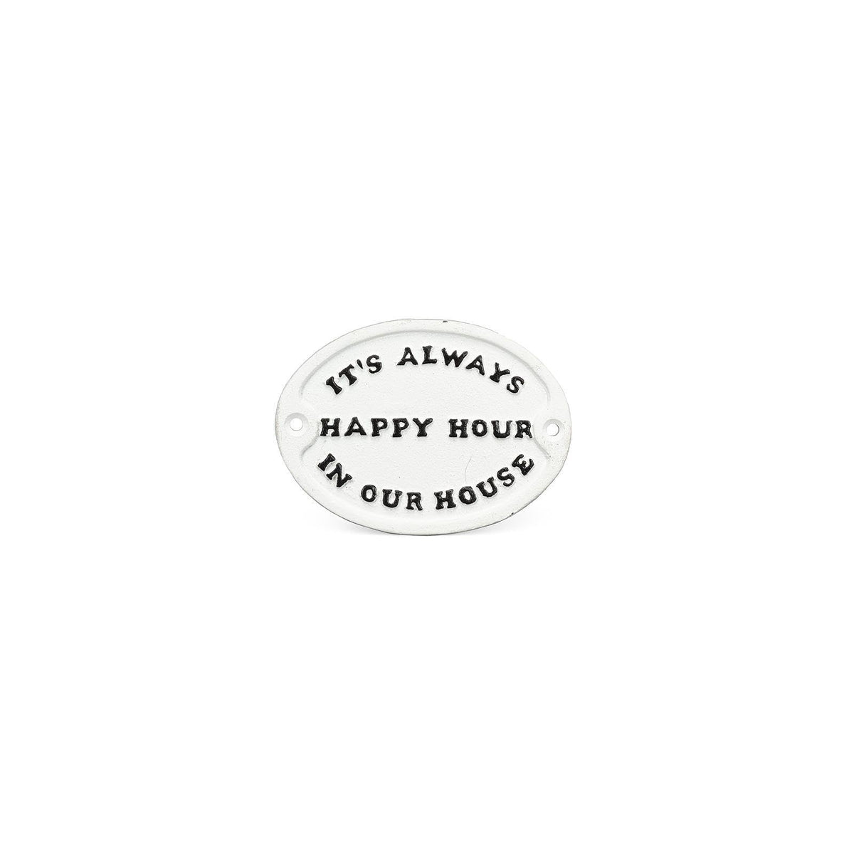Abbott Collection Signage, 5-inch, Antique White