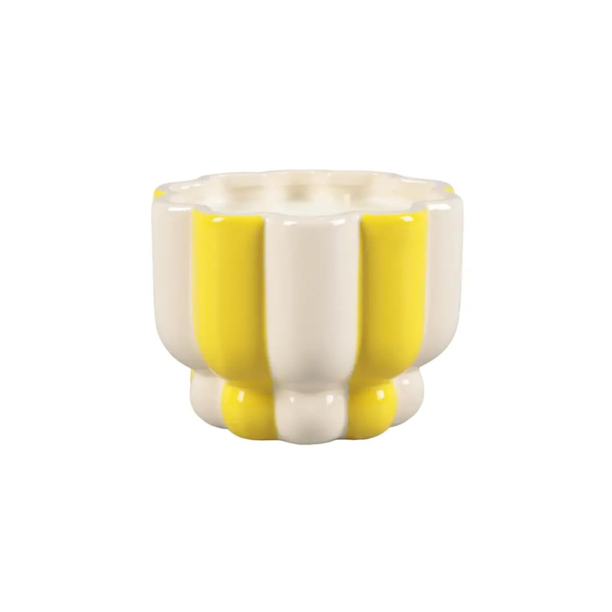 Flora Bunda Candle, Yellow