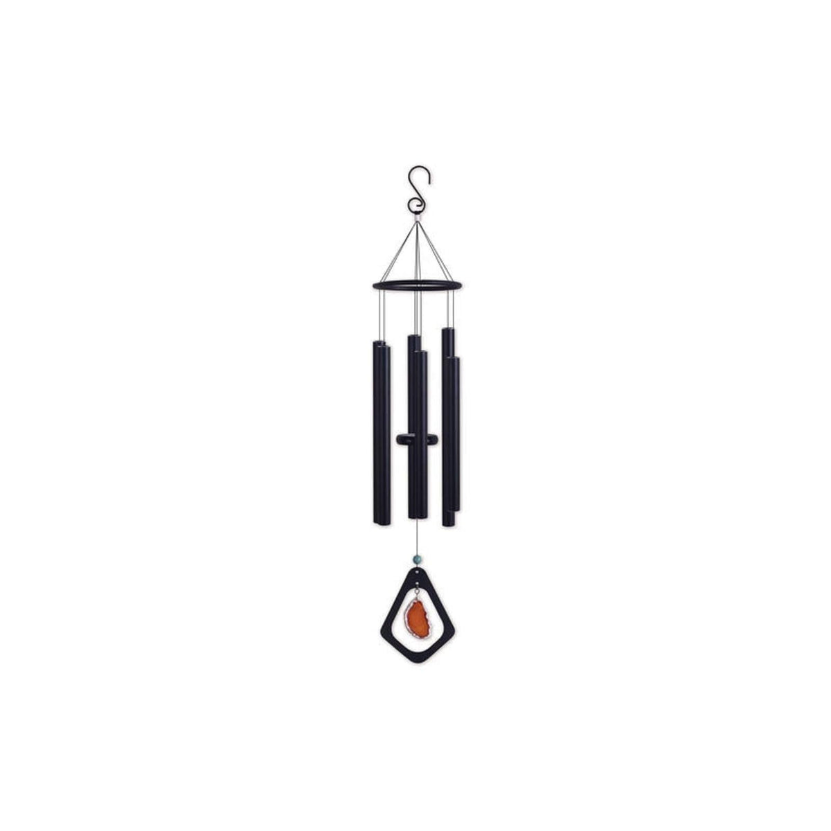 Sunset Vista Designs Wind Chime, 42 inch, Orange Agate