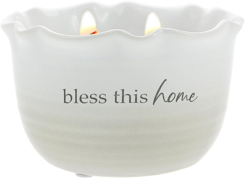 Pavilion Gift Company Candle-Bless This Home-Reveal-11oz