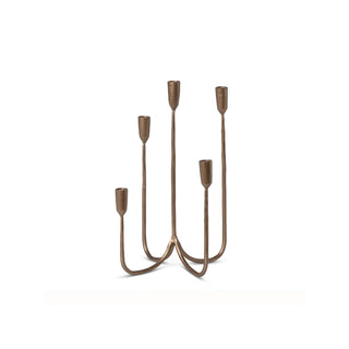 1.0.9 Candle Holder, 17.25 inches, Brass
