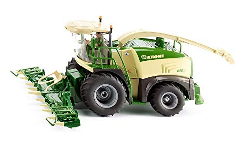 siku 4066, Krone Big X 580 Forage Harvester, 1:32, Metal/Plastic, Green/Yellow, Movable Parts, Multifunctional