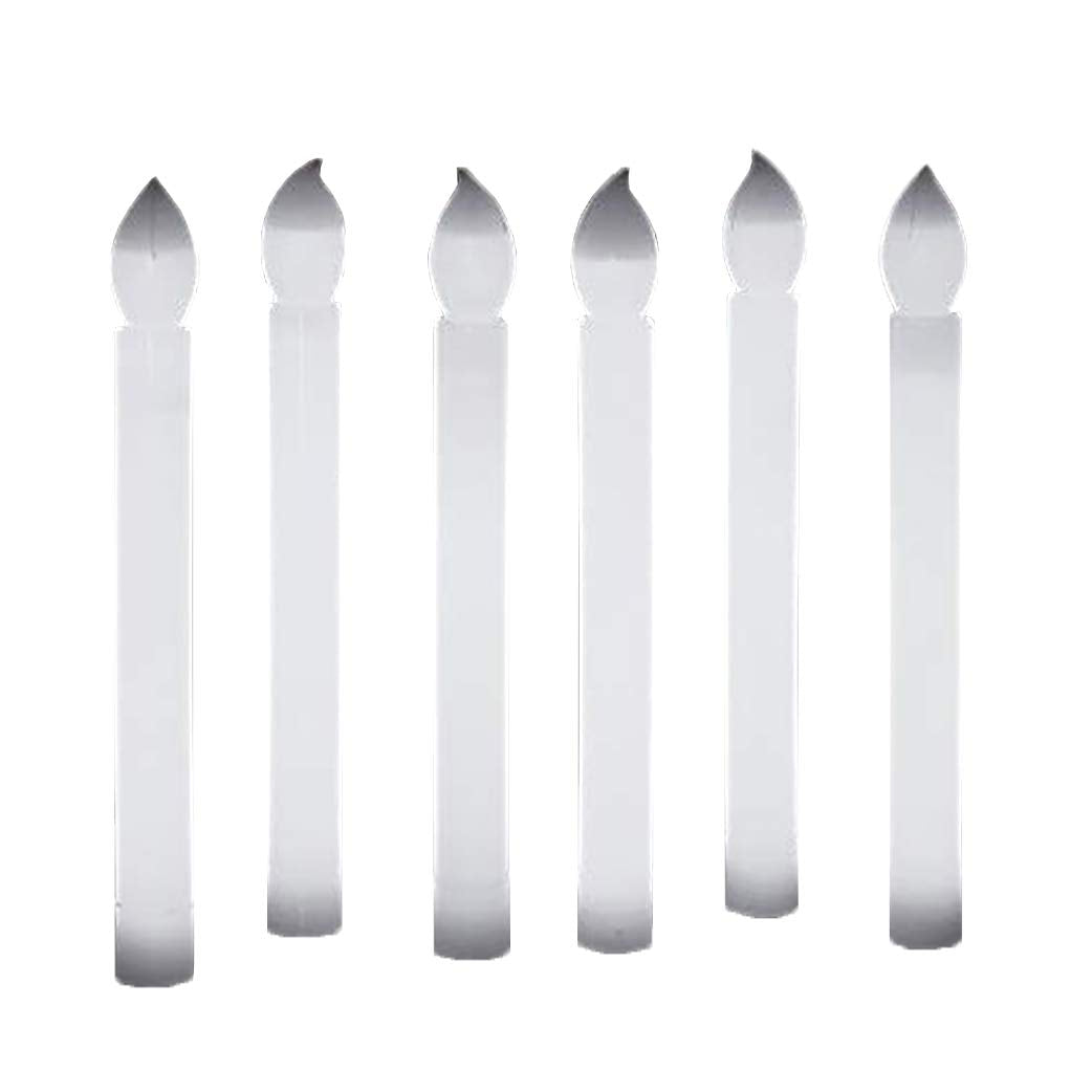 CB Church Supply Candlelight Service Glow Stick Vigil Candles by Will &amp; Baumer, 12-Count, White