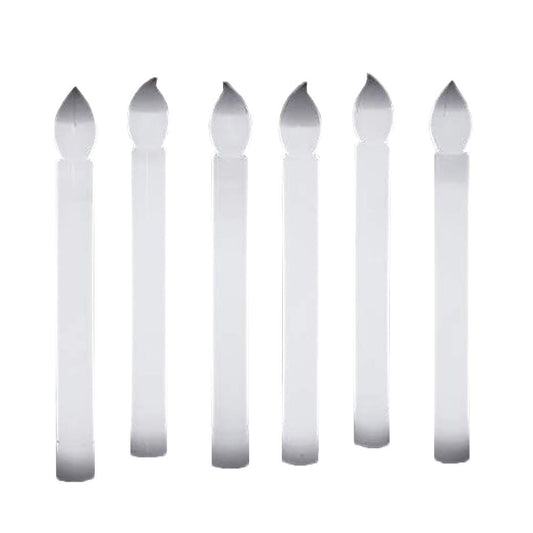 CB Church Supply Candlelight Service Glow Stick Vigil Candles by Will &amp; Baumer, 12-Count, White