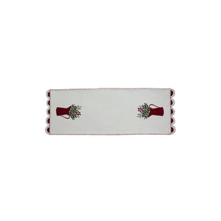 Home Collection by Raghu Table Runner, One Size, Cream