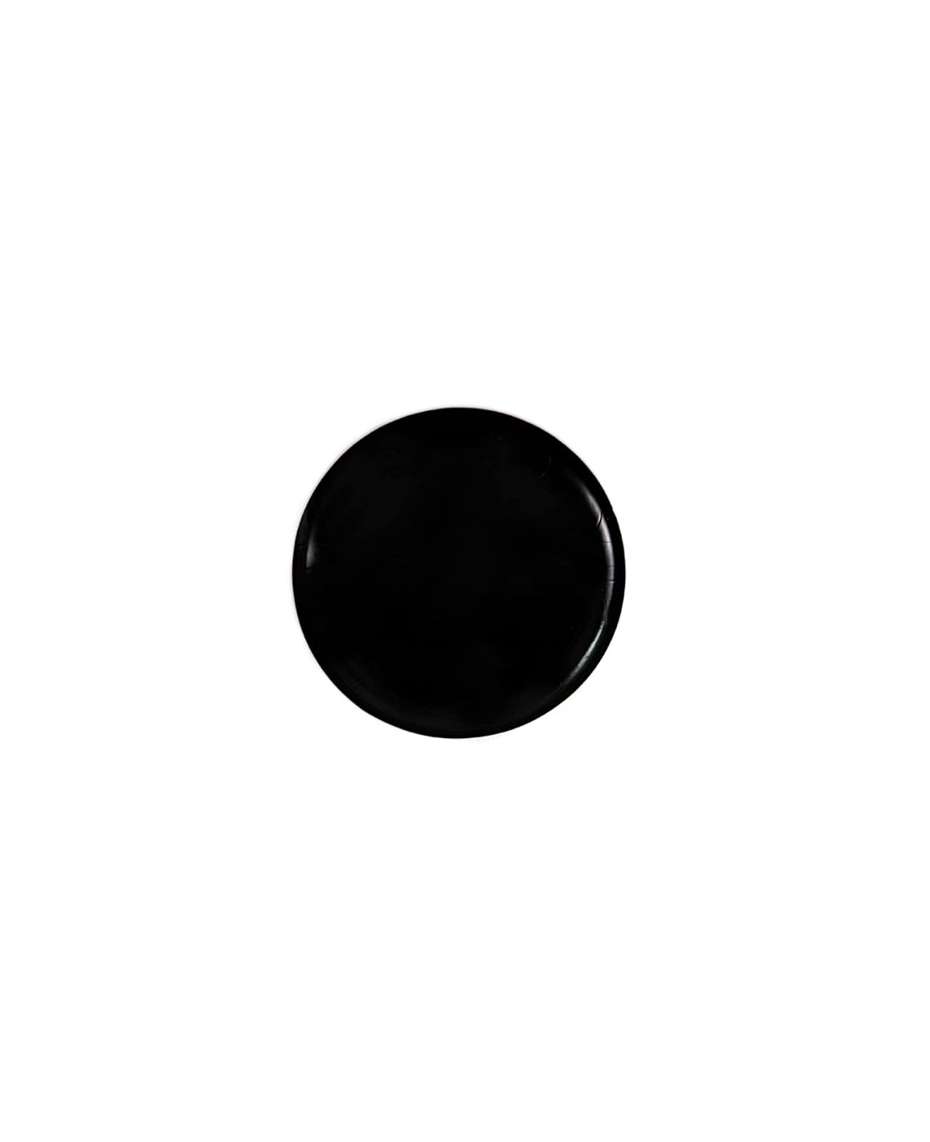 Yasutomo WC216-11 Sumi-e Black Japanese Watercolor, Porcelain, 2.87-inch Diameter