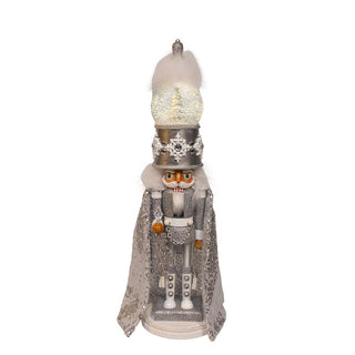 Hollywood Nutcrackers Figurine, 22", Silver