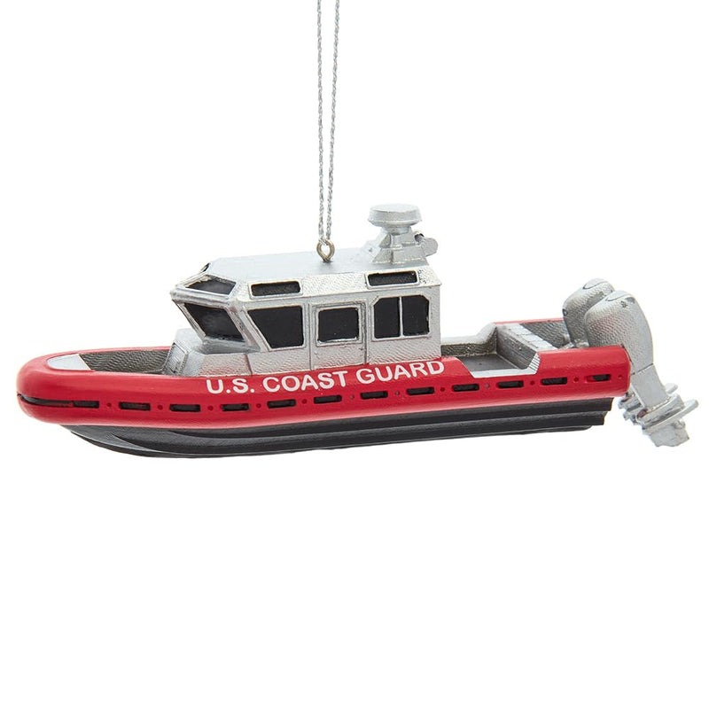 Kurt Adler US Coast Guard Response Boat Christmas Ornament