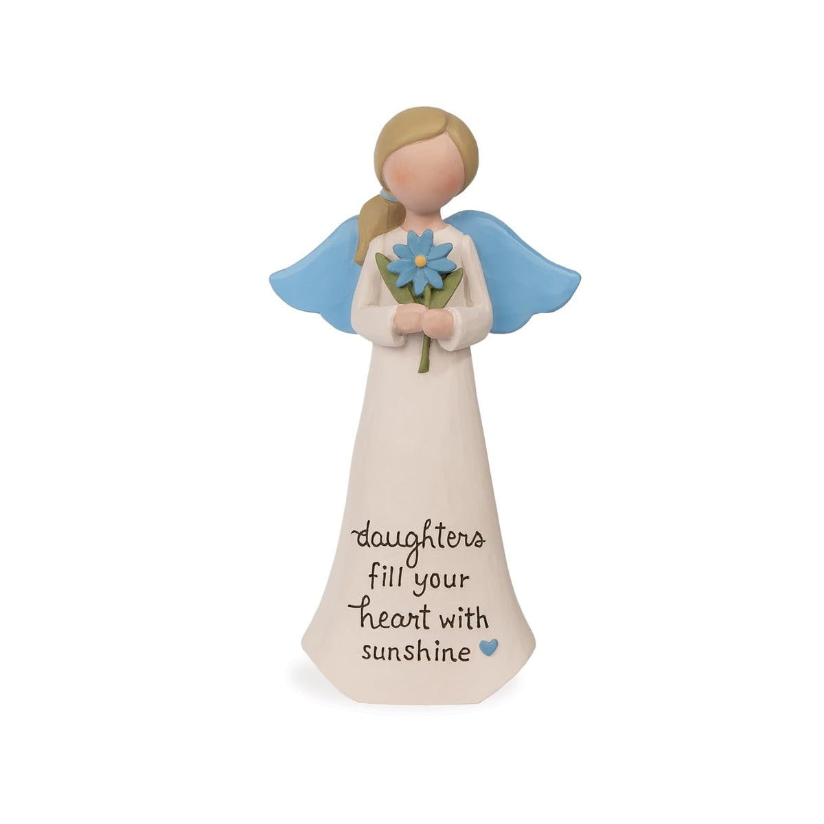 Blossom Bucket Figurine, Beige