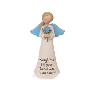 Blossom Bucket Figurine, Beige