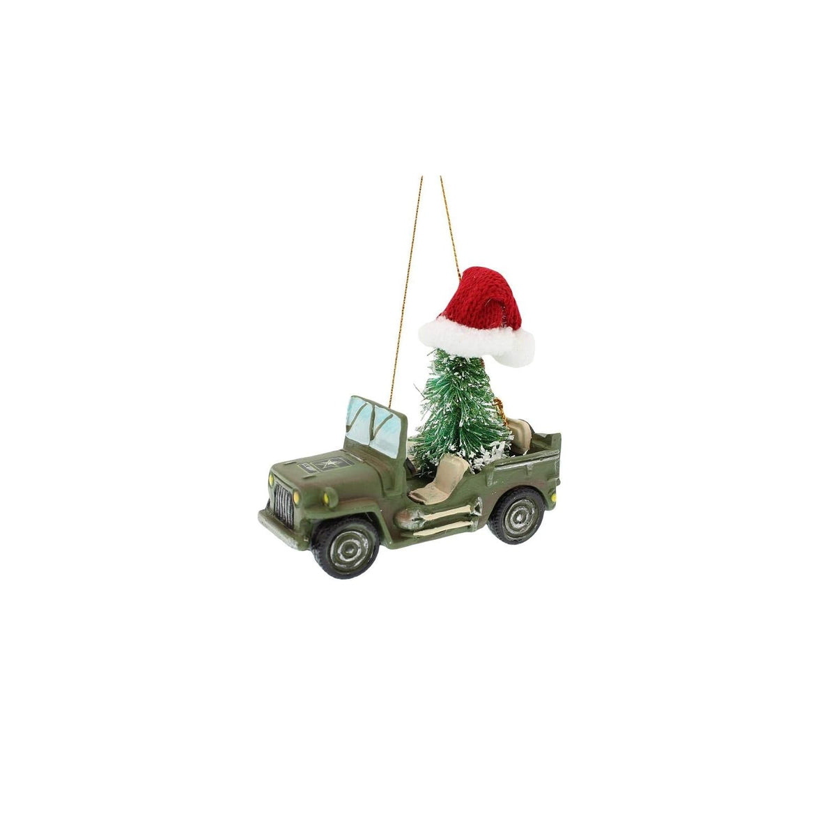 Kurt Adler Hanging Ornament, Green, Classic