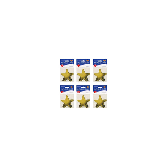 Beistle Decorative Cutout, 3.5 inches, Gold