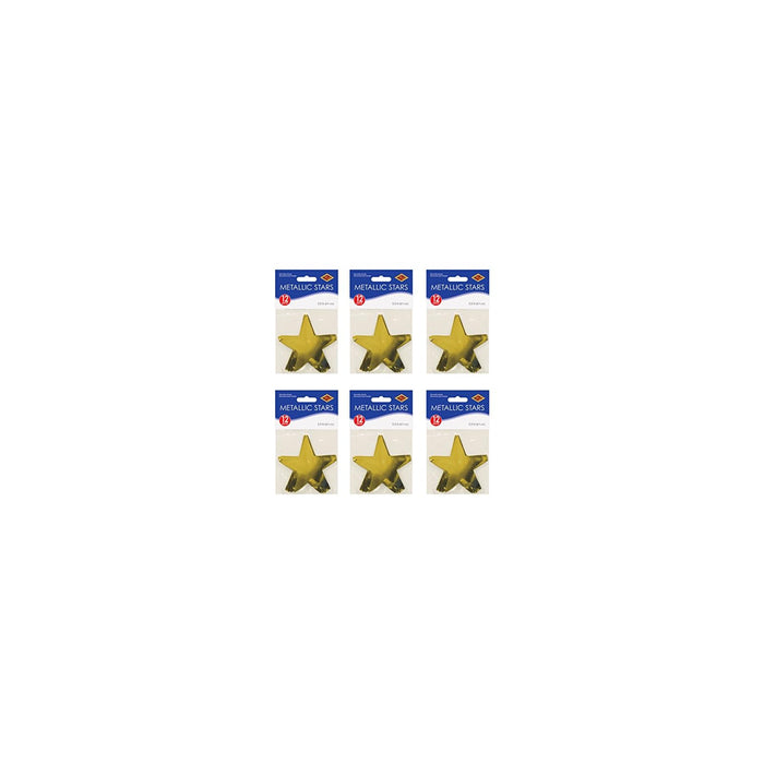 Beistle Decorative Cutout, 3.5 inches, Gold