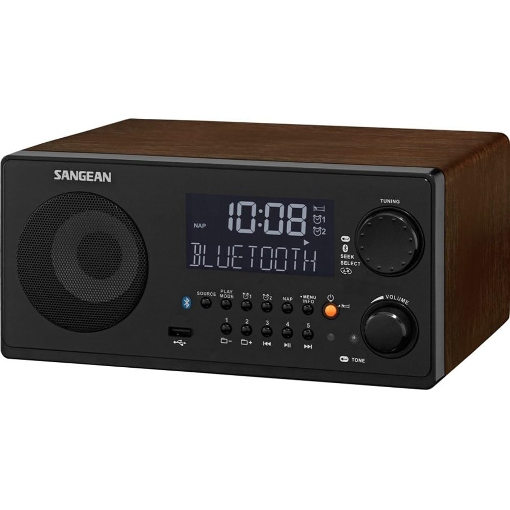 Sangean Radio, Black, Modern