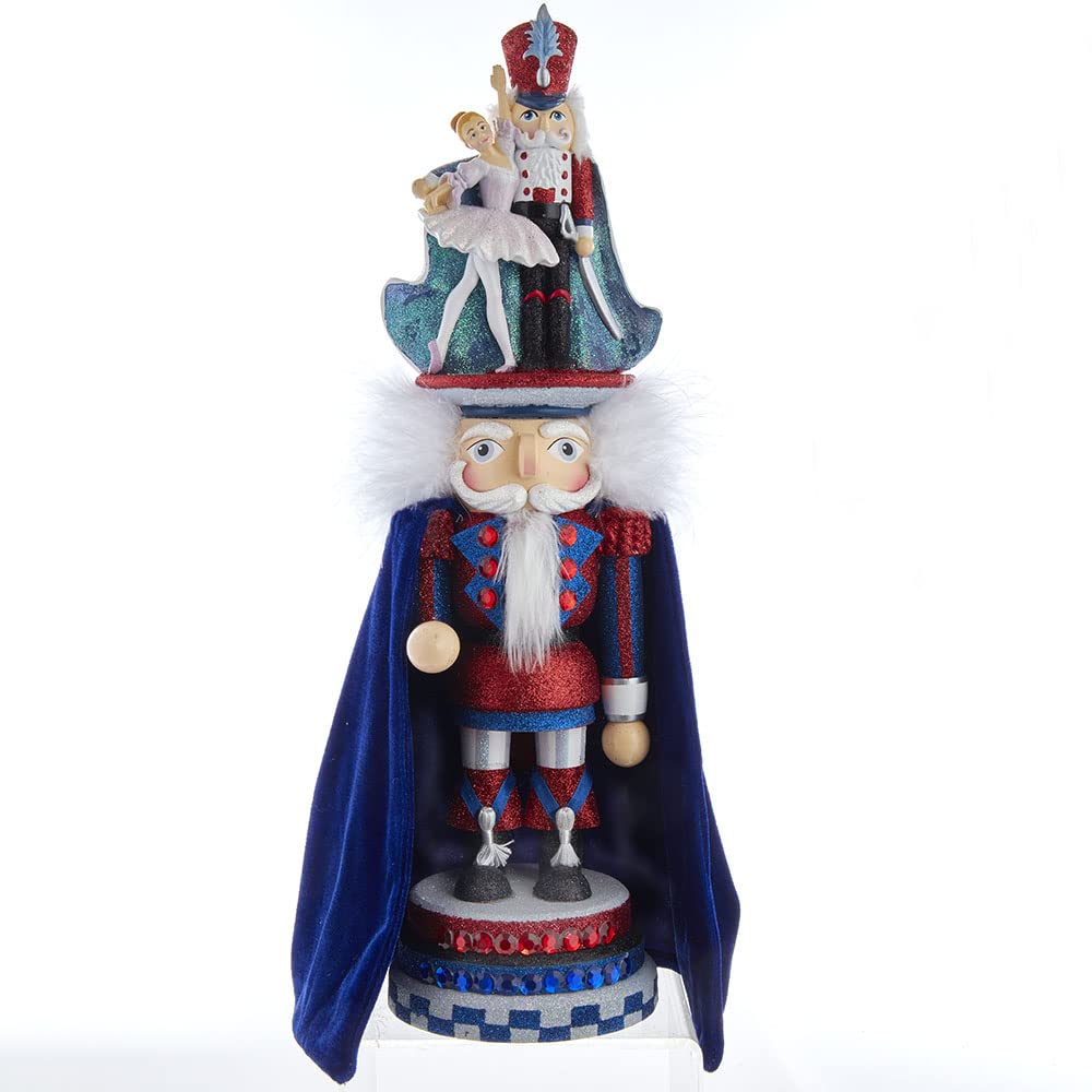 Kurt Adler Hollywood Nutcrackers Hollywood Clara Prince Nutcracker, 18-Inch, Multicolored