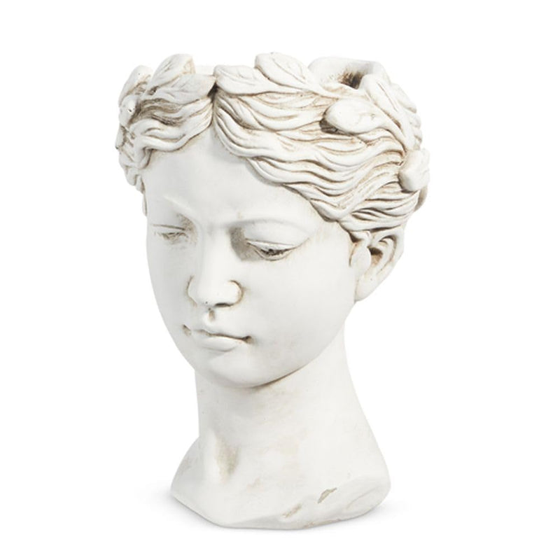 Raz Imports 2024 European Style 13.25" Goddess Head Planter