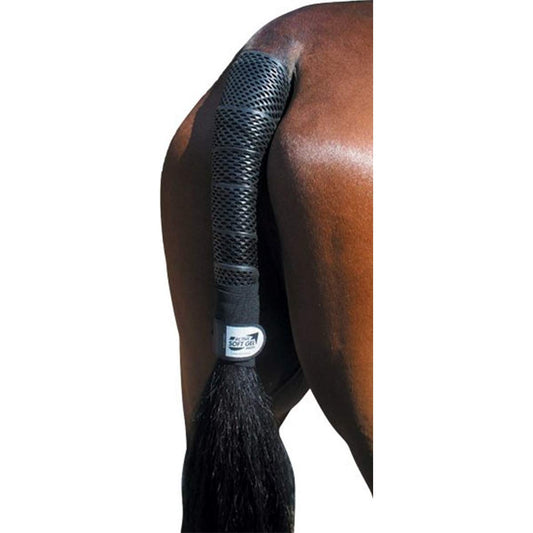 Acavallo Unisex's Black Gel Tail Wrap, One Size
