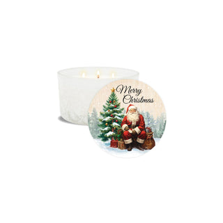 Carson Candle, 5.13" W, 3 1/4" H, White