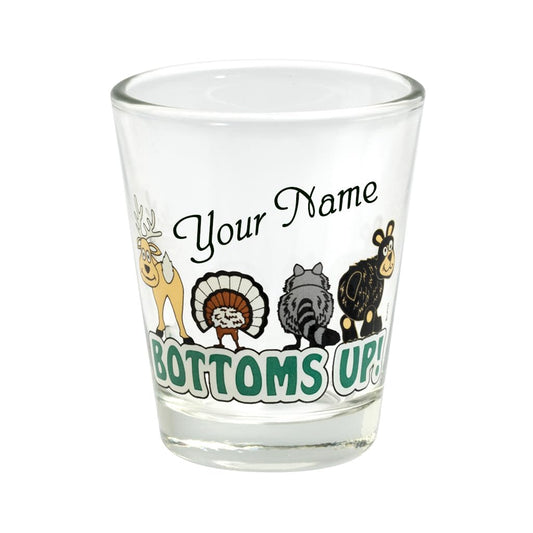 Lipco Forest Bottoms Up Shot Glass, Glass, 1.5 Oz, Glassware and Drinkware