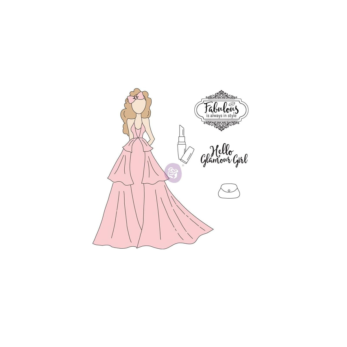 PRIMA MARKETING INC Rubber Stamp, Embellishment, Julie Nutting - Cling Stamps -S