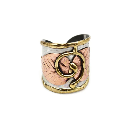 Anju R048 Janya Mixed Metal Ring
