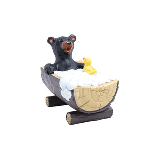 Lipco Figurine, Black, Brown, White, Yellow, Whimsical