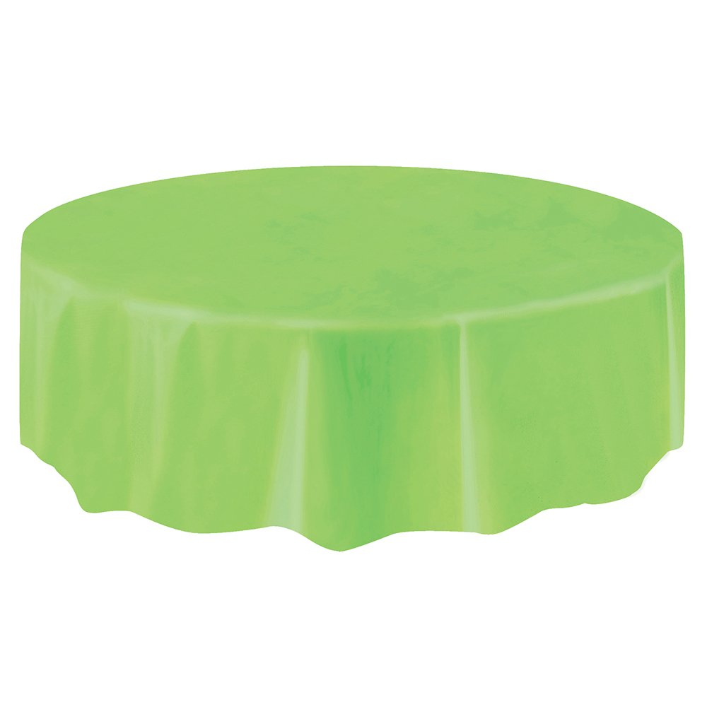 Unique Tablecloth, 7.5" (Round), Lime Green