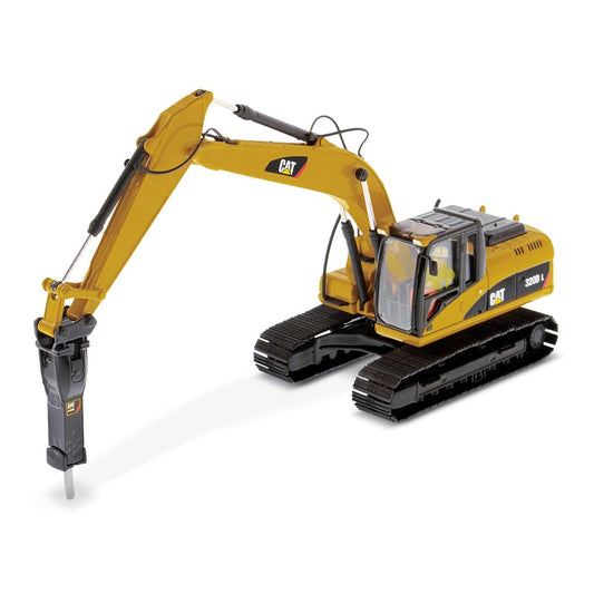 Caterpillar 320D L Hydraulic Excavator with Hammer Core Classics Series Vehicle