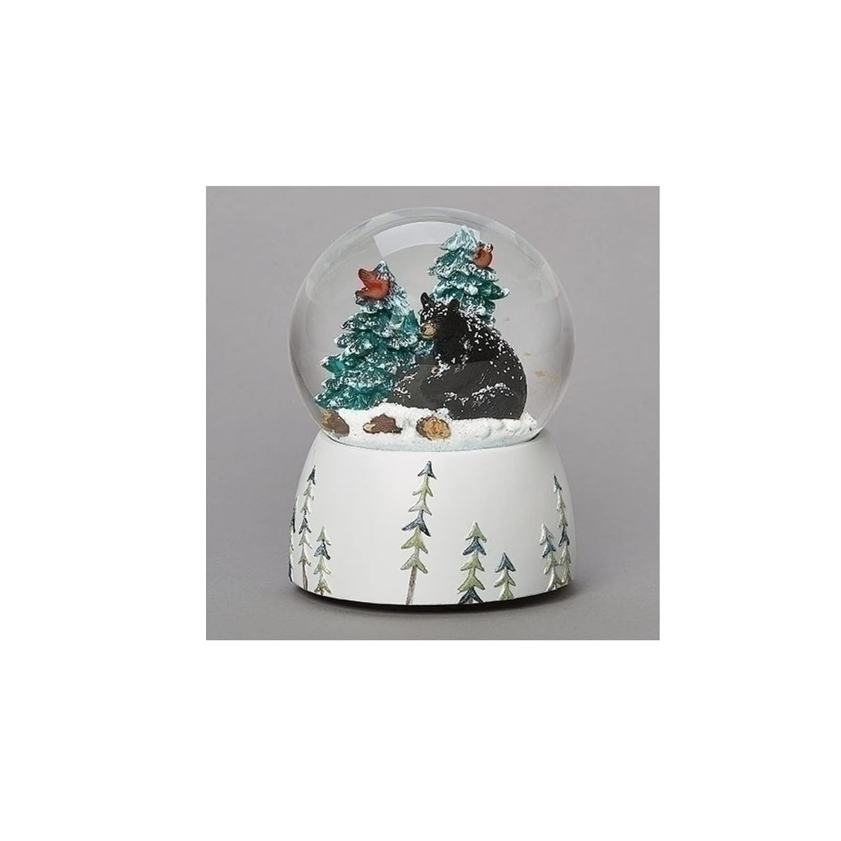 Roman Snow Globe, Black, Classic