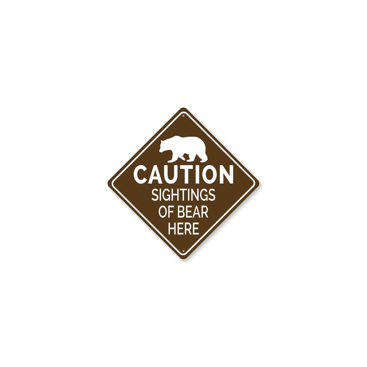 Lizton Sign Shop Decorative Signage, 1) 12 x 12 Inches, Brown