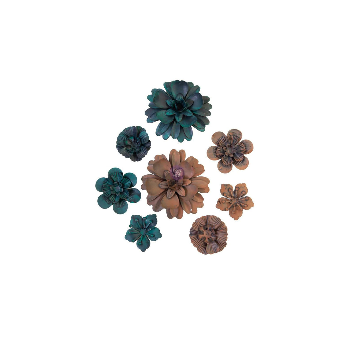 PRIMA MARKETING INC Art And Craft Supply, Mechanicals - Desert Flowers - 8 Pcs