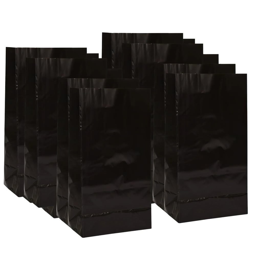 Unique Industries Black Paper Party Favor Bags, 12ct