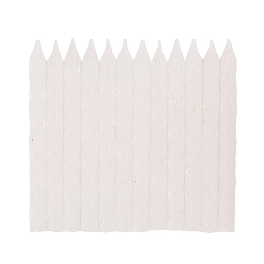 Unique Industries Iridescent Glitter Spiral Birthday Party Candles, 24 Ct.