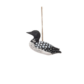 GALLERIE II Hanging Ornament, 3.9 x 2.1, Black and White