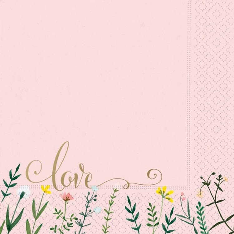 DESIGN DESIGN Wildflower-Love Luncheon Napkin, Party Supplies